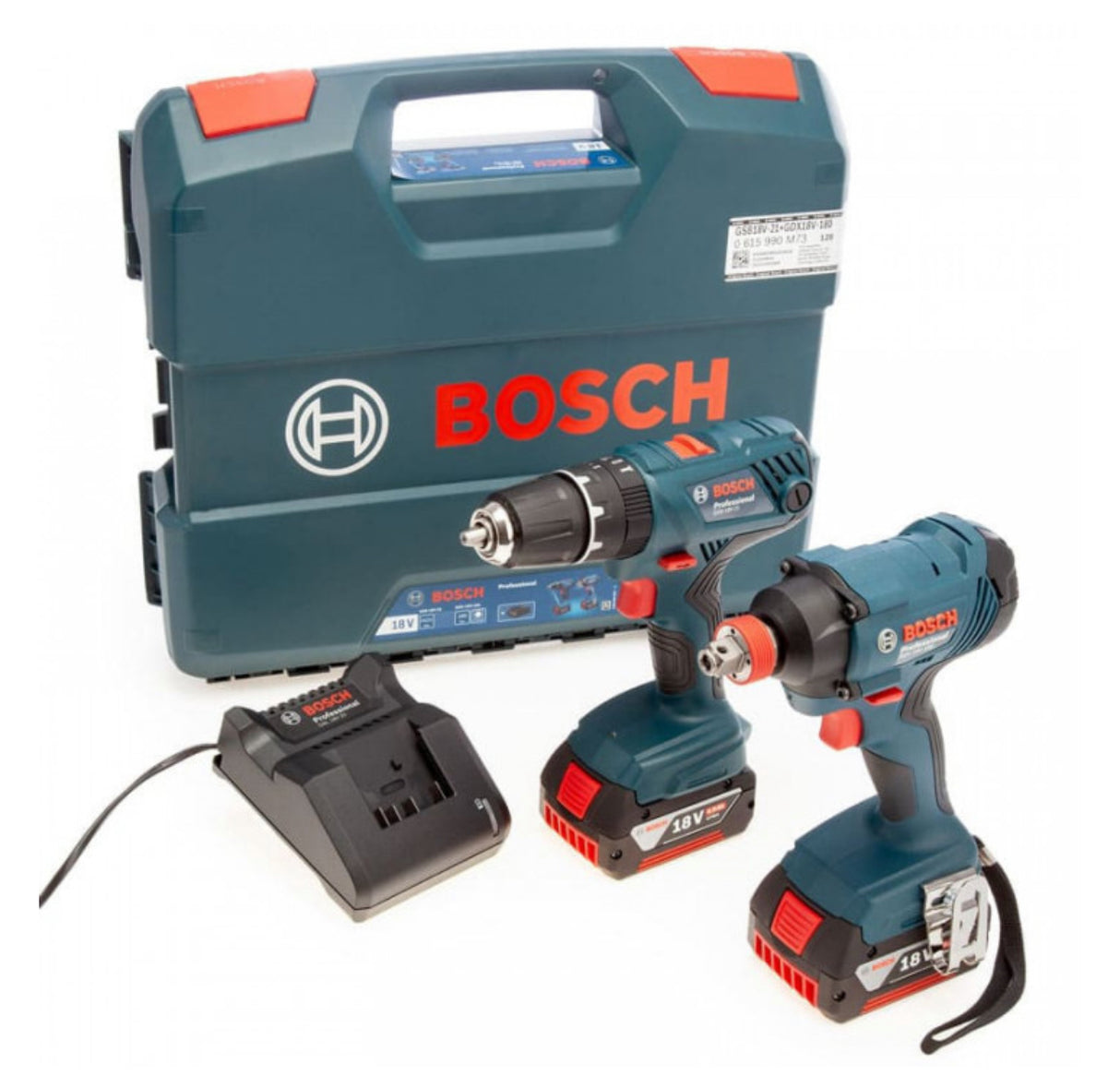 Pacchetto 2 strumenti 18V GSB 18V-21 + GDX 18V-180 (2x4,0 Ah) - BOSCH 0615990M73