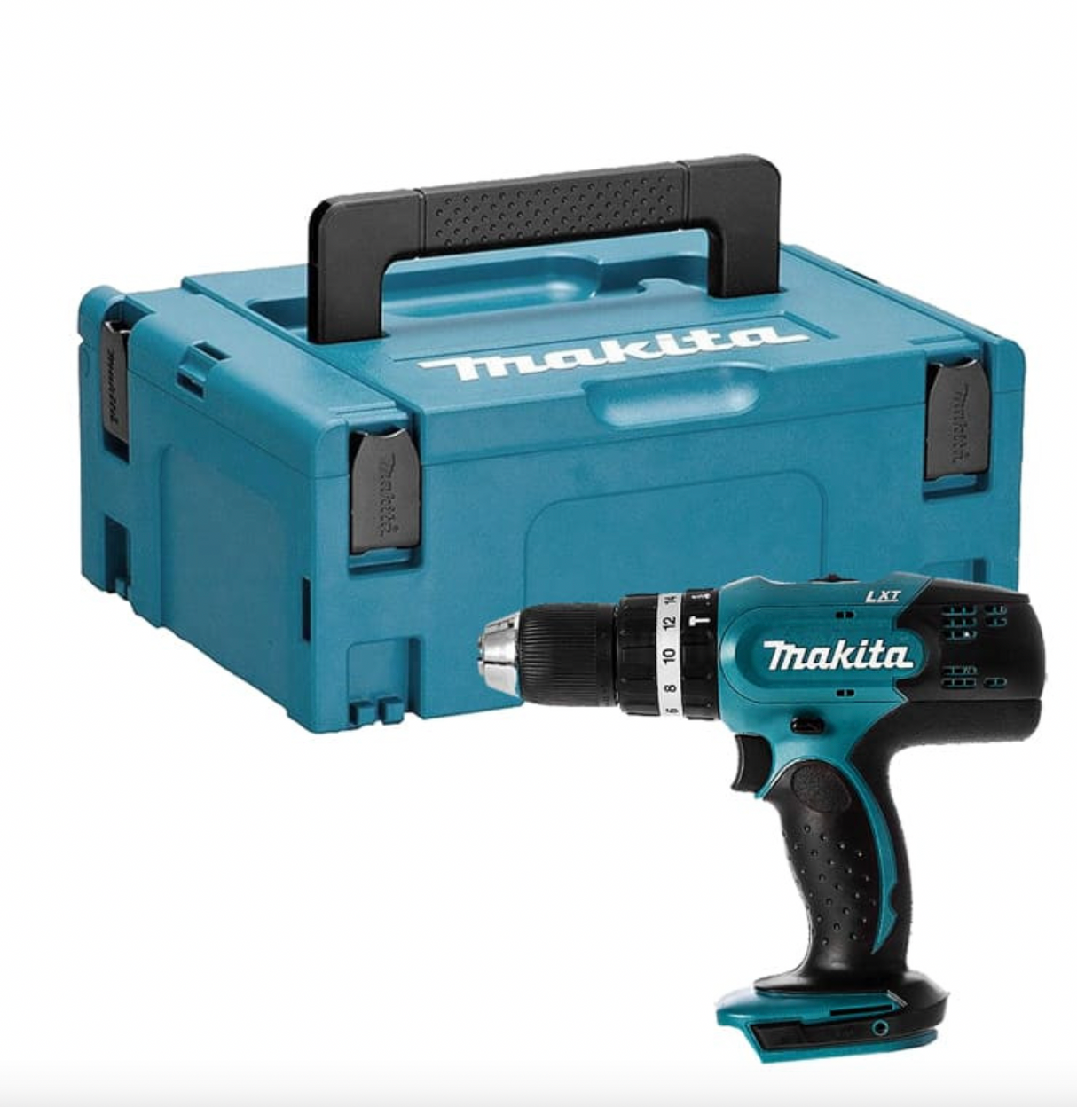 Trapano a percussione 18V LXT (solo macchina) in MAKPAC - MAKITA DHP453ZJ