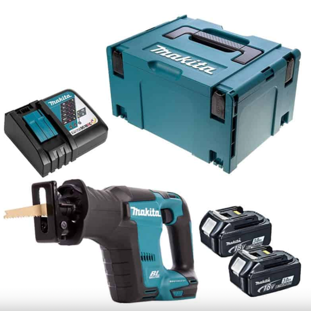 Seghetto alternativo 18V LXT (2x3,0 Ah) in MAKPAC - MAKITA DJR188RFJ