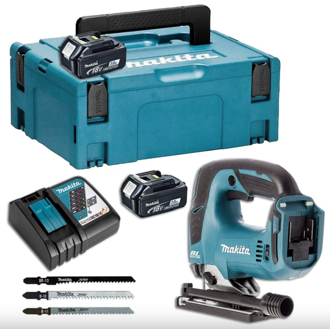 Seghetto alternativo 18V LXT (2x3,0 Ah) in MAKPAC - MAKITA DJV182RFJ