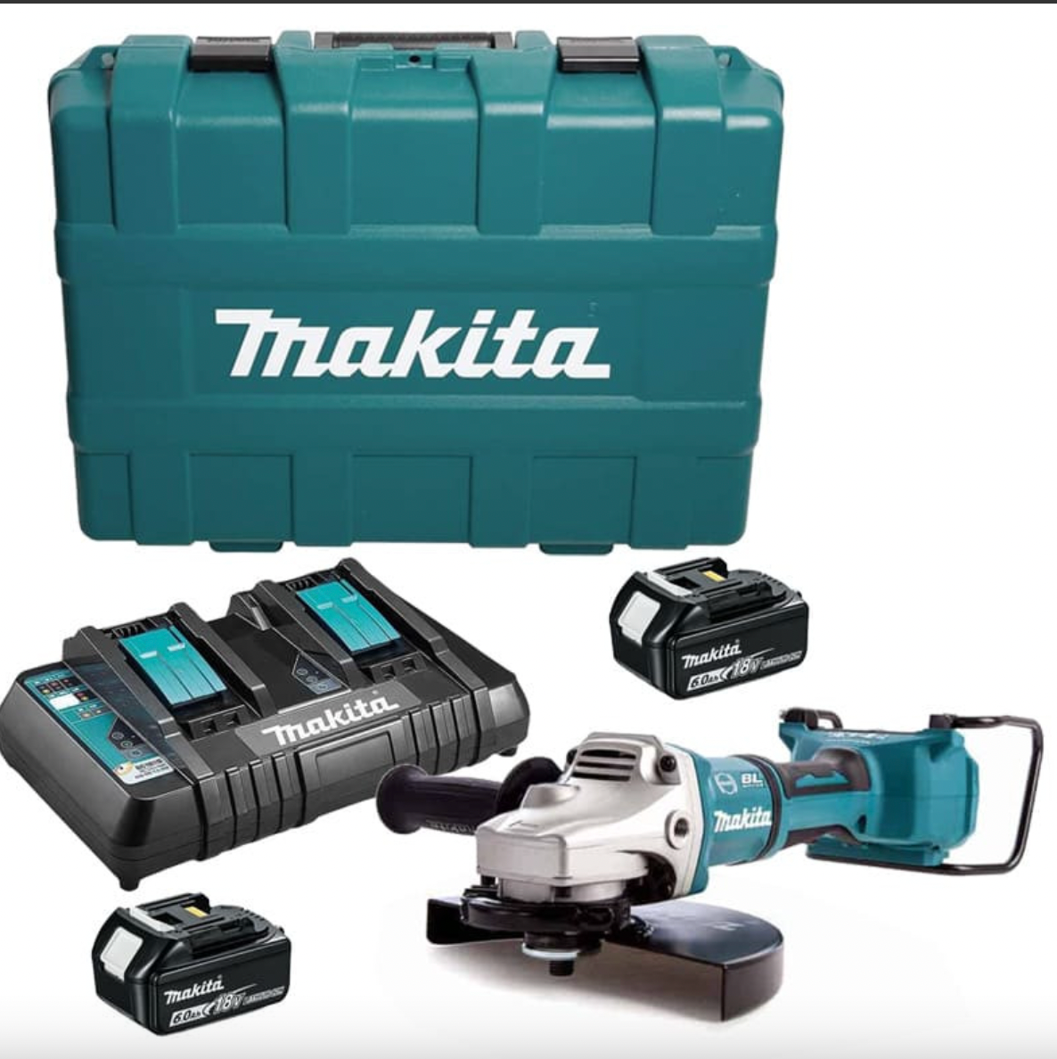 Smerigliatrice angolare 36V LXT Ø230 mm (2x6,0 Ah) in valigetta - MAKITA DGA900PG2