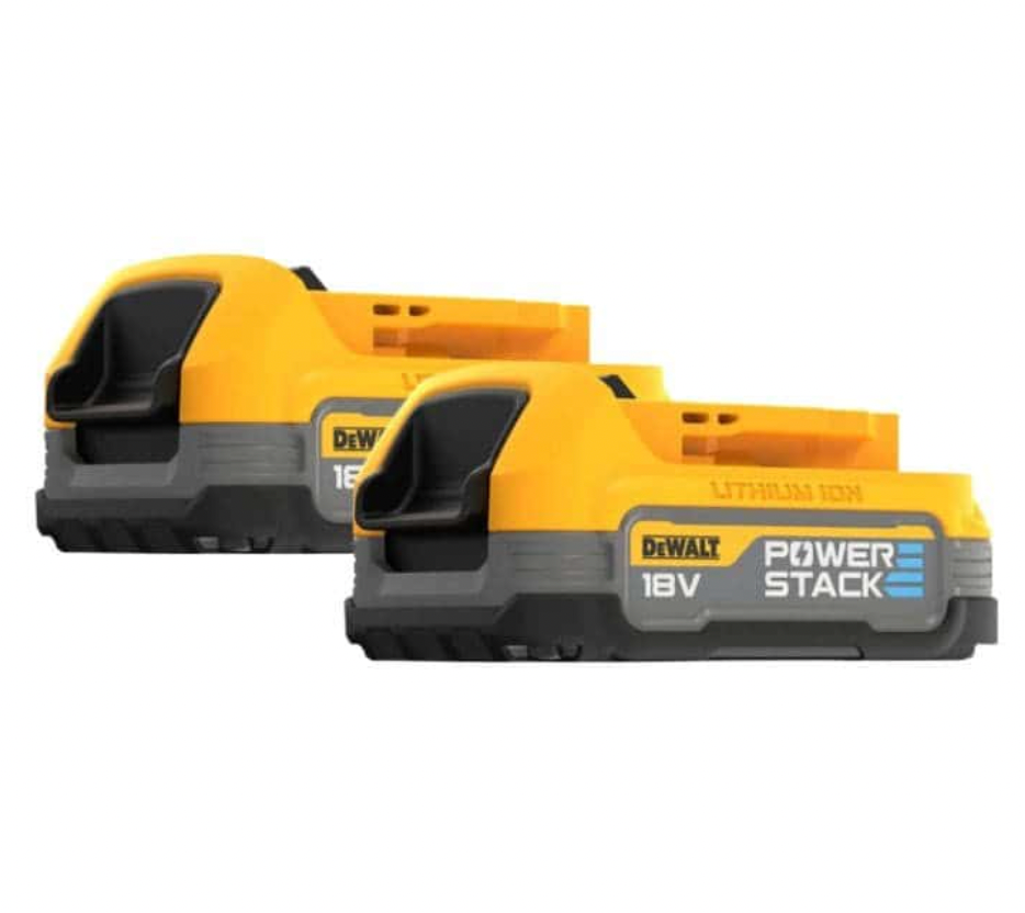 Pacco batterie per elettroutensile a batteria XR 18V (2x1,7 Ah) POWERSTACK - DEWALT DCBP034E2