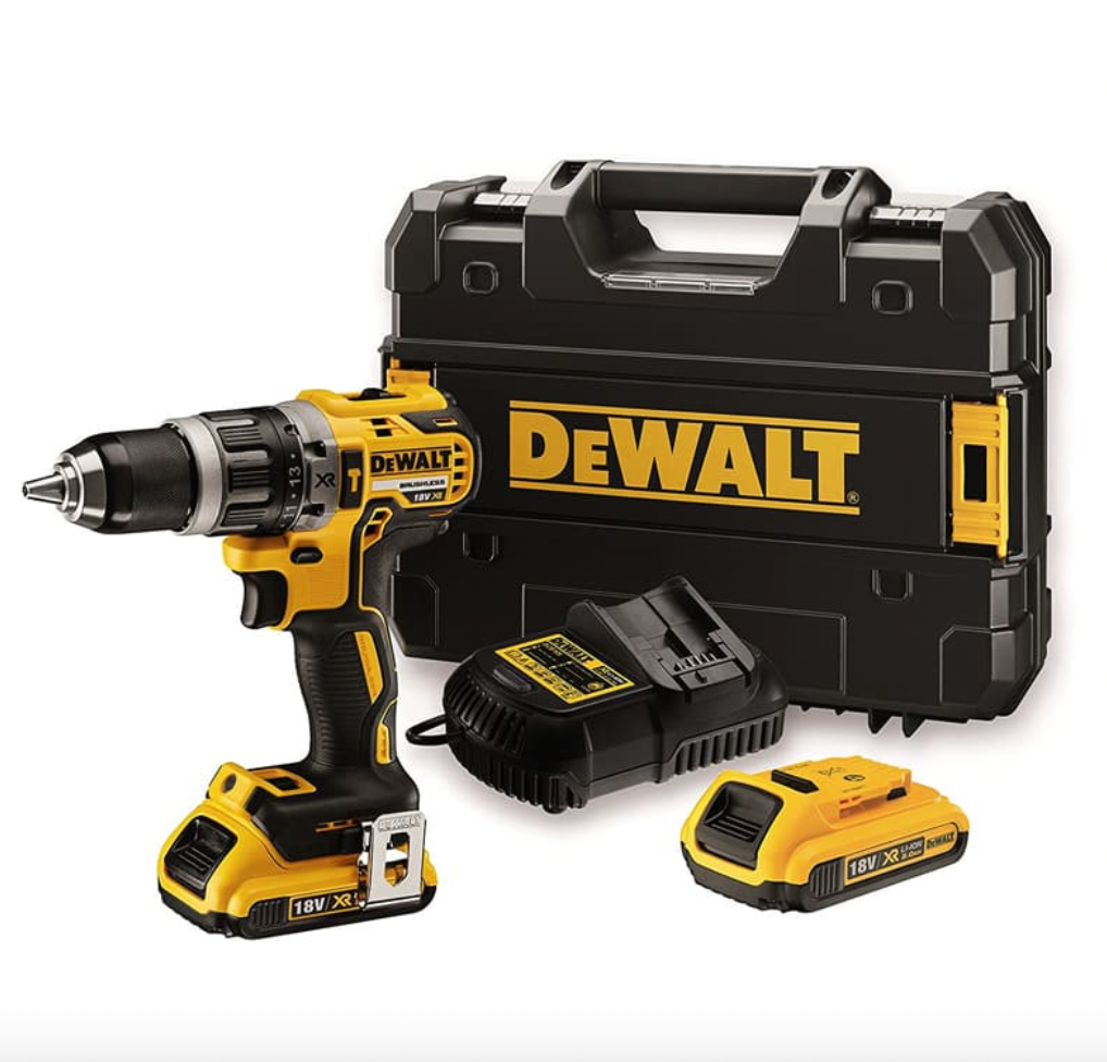 Trapano a percussione XR 18V (2x2,0 Ah) in TSTAK - DEWALT DCD796D2