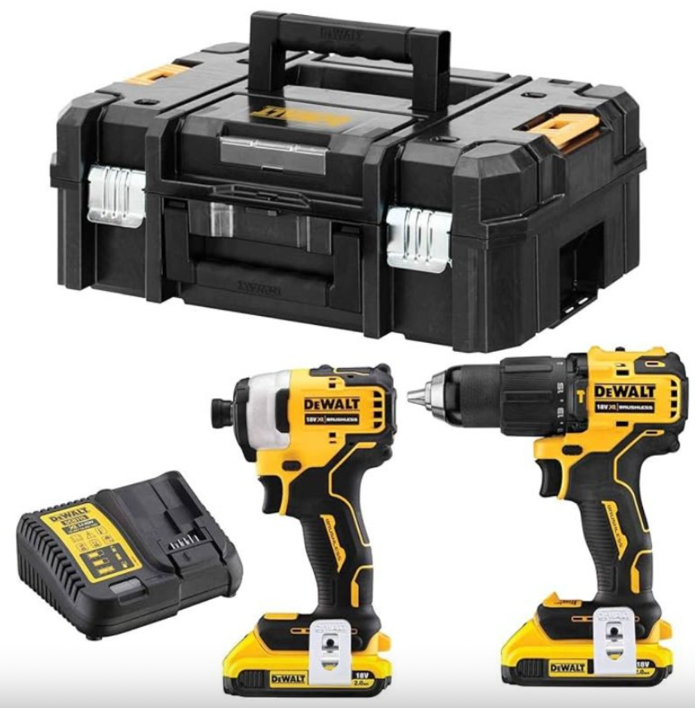 Confezione da 2 utensili XR 18V (2x2,0 Ah)  in scatola - DEWALT DCK2062D2T-QW