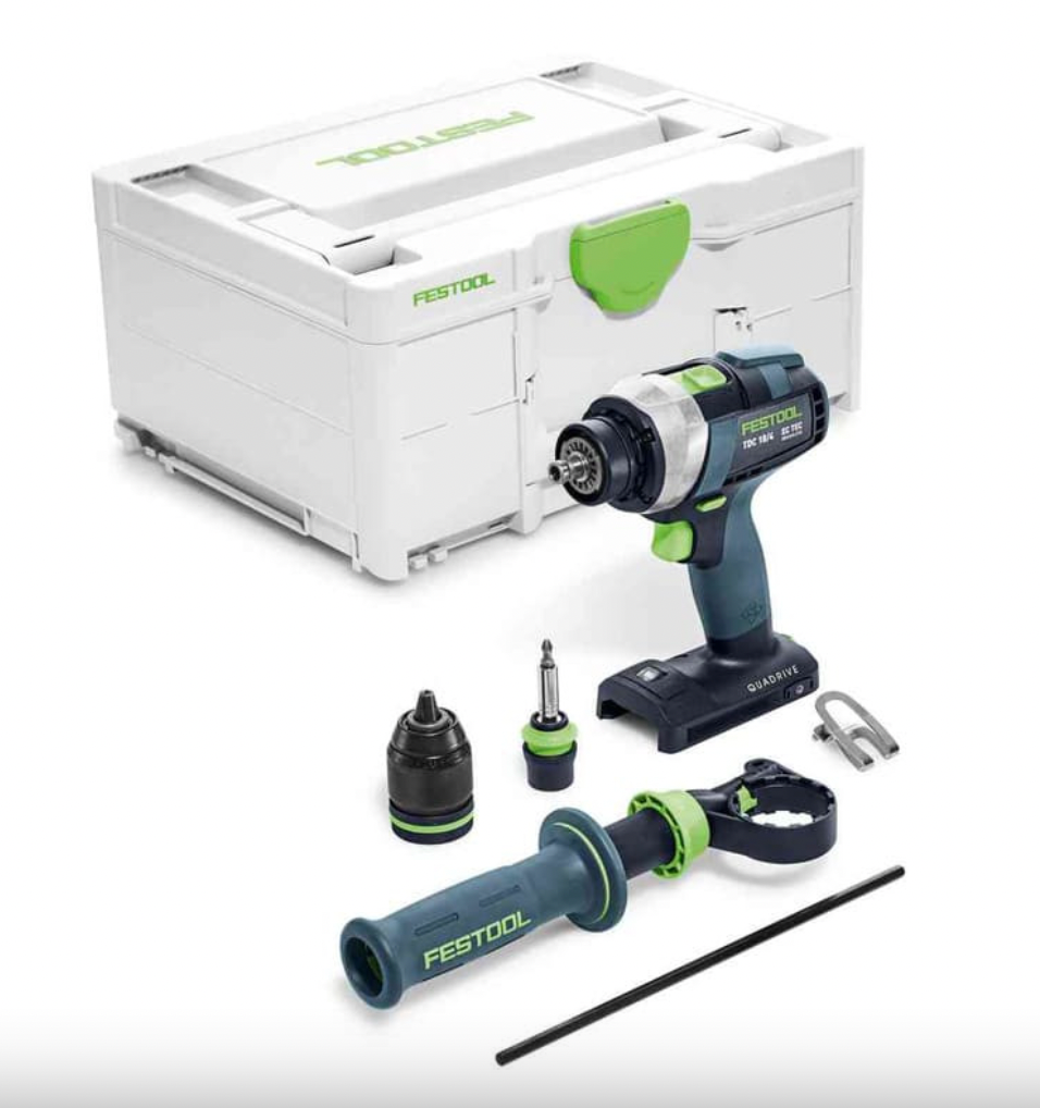 Trapano avvitatore Quadrive 18V (solo prodotto) TDC 18/4 I-Basic - FESTOOL 575601