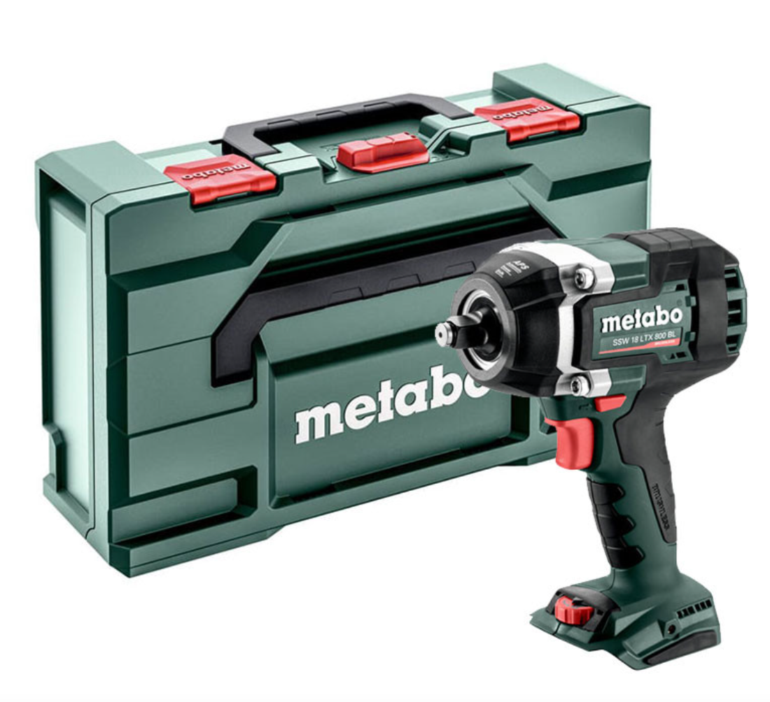 Avvitatore a impulsi 18V 800 Nm (Solo prodotto) SSW 18 LTX 800 BL in metabox - METABO 602403840