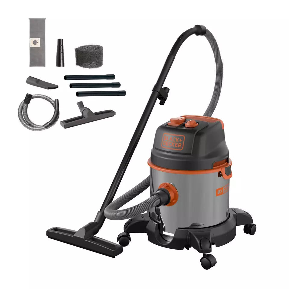 black dekar Aspiratore Solidi e Liquidi BLACK+DECKER BXVC20XTE (1.400 W, 20 l)